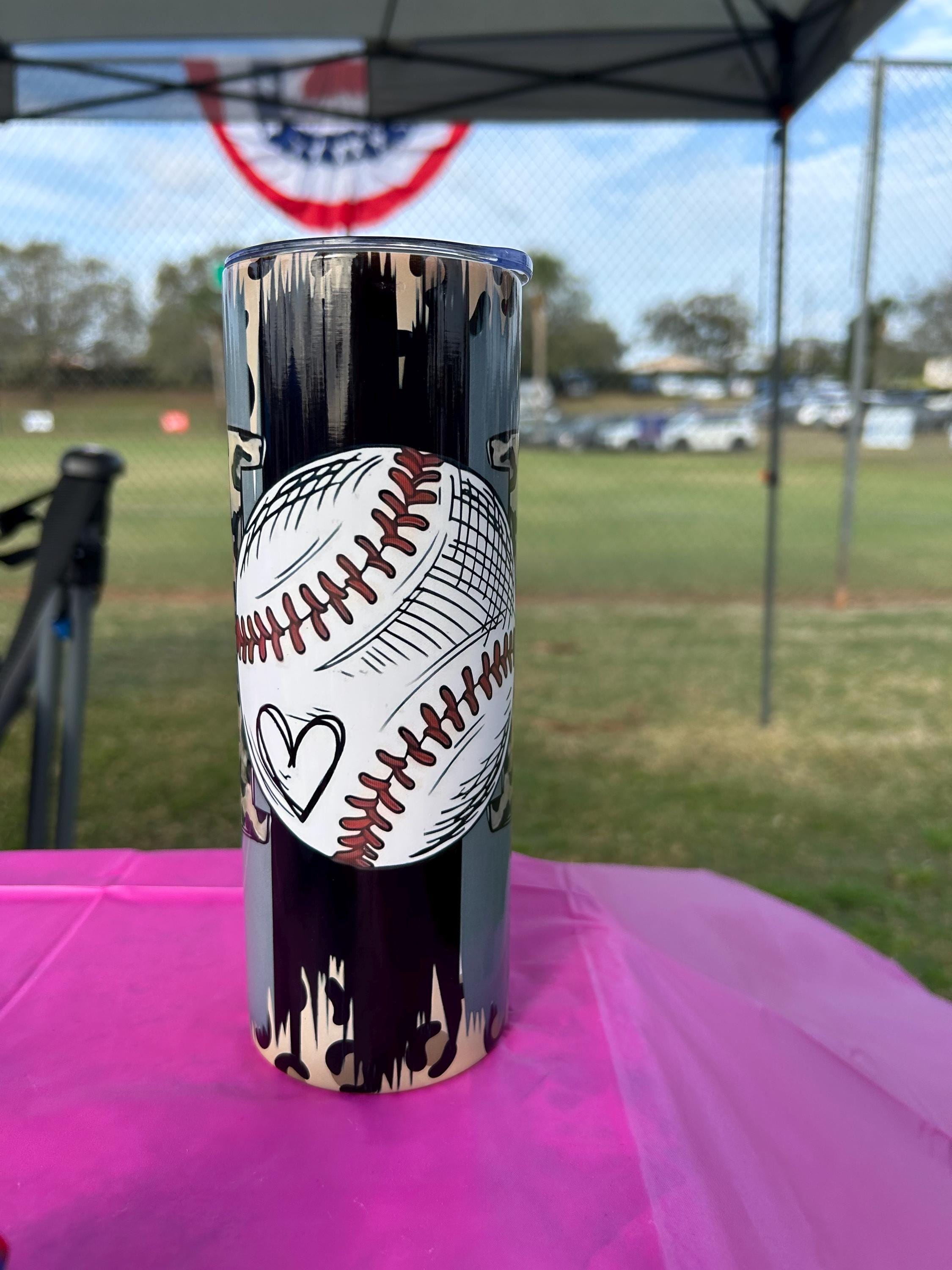 Baseball Mom Personalized Tumbler Cup - Thumbnail 2