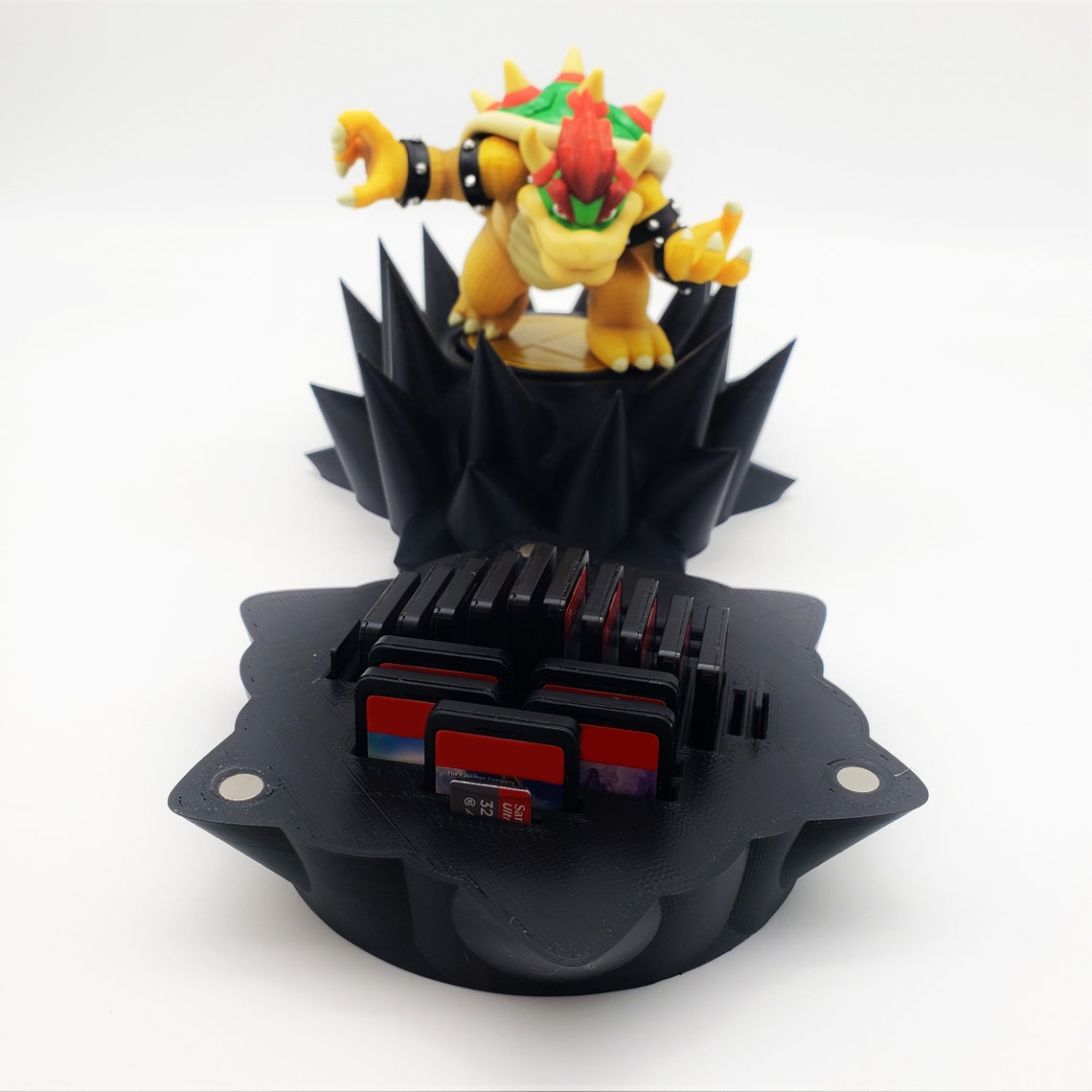 Bowser's Fury Inspired Amiibo Stand and Game Storage | Etsy