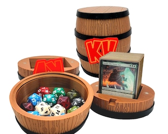 MTG Barrel Storage with Dice Tray