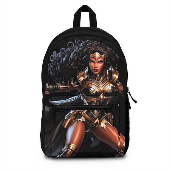 Wonder Woman Graphic Backpack Wonder Woman Comic Panel Backpack | A Mighty Girl main image 4