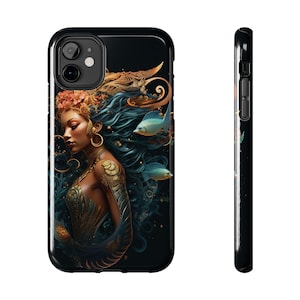 Mythical Mermaid Phone Case Ocean Sea Goddess Underwater Water Nymph Beautiful Gifts For Women Girls And Girlfriends Tough Phone Covers