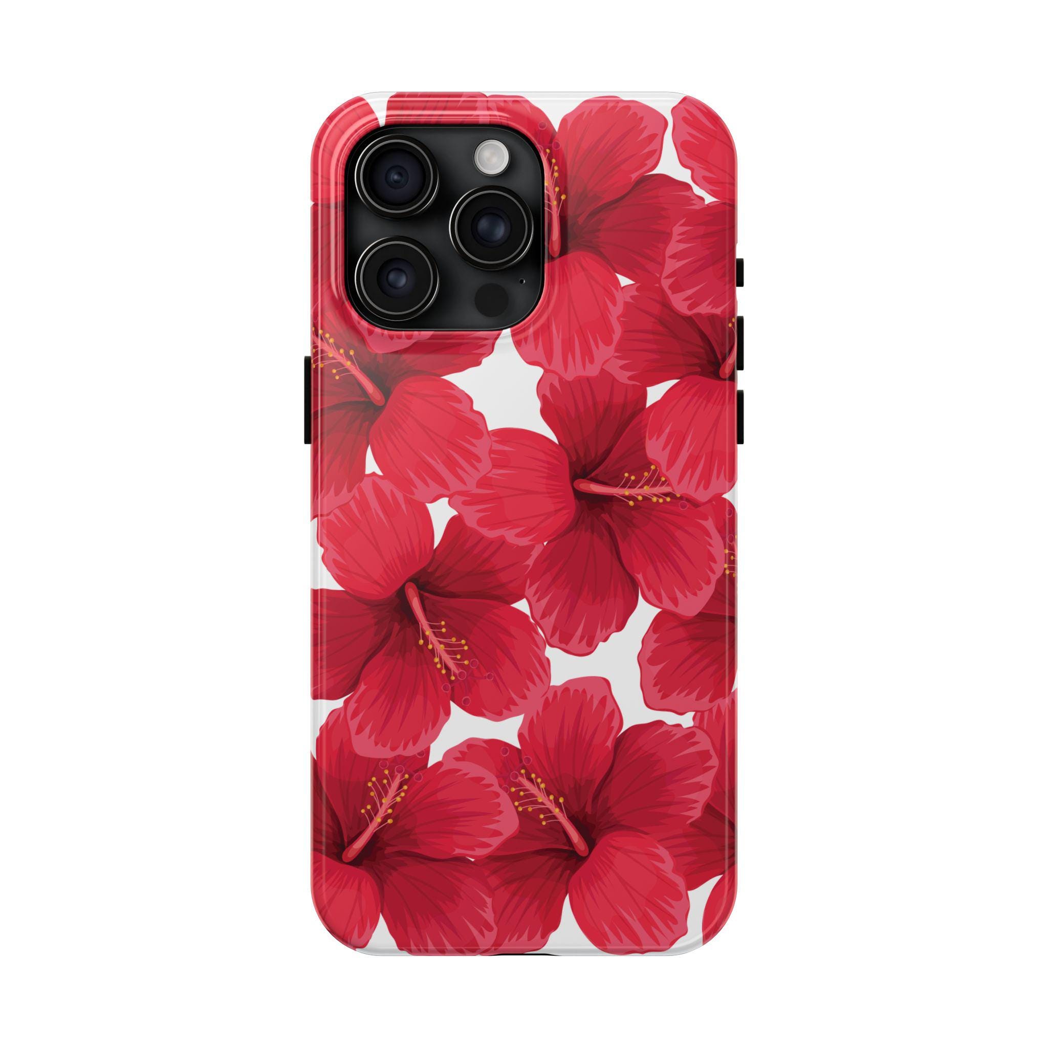 Hibiscus Floral Phone Case Bouquet Garden Lover Tropical Hawaiian