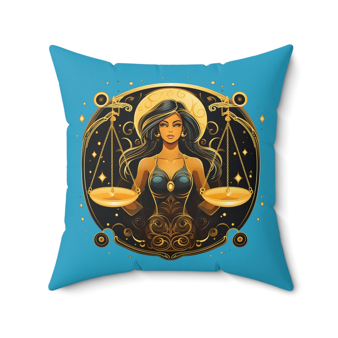 Beautiful Lady Libra Birthday Zodiac Sign Astrology Print Housewarming