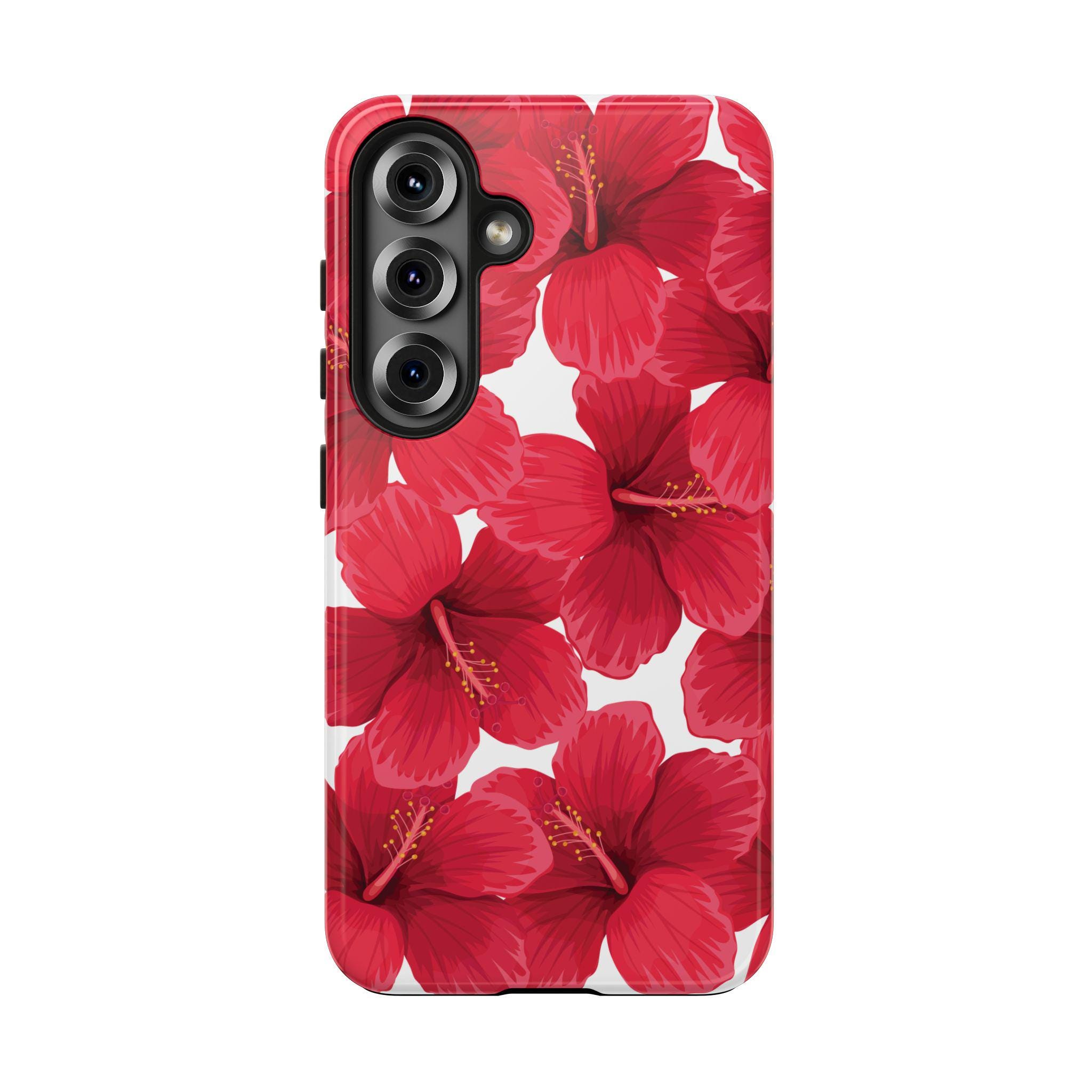 Hibiscus Floral Phone Case Bouquet Garden Lover Tropical Hawaiian
