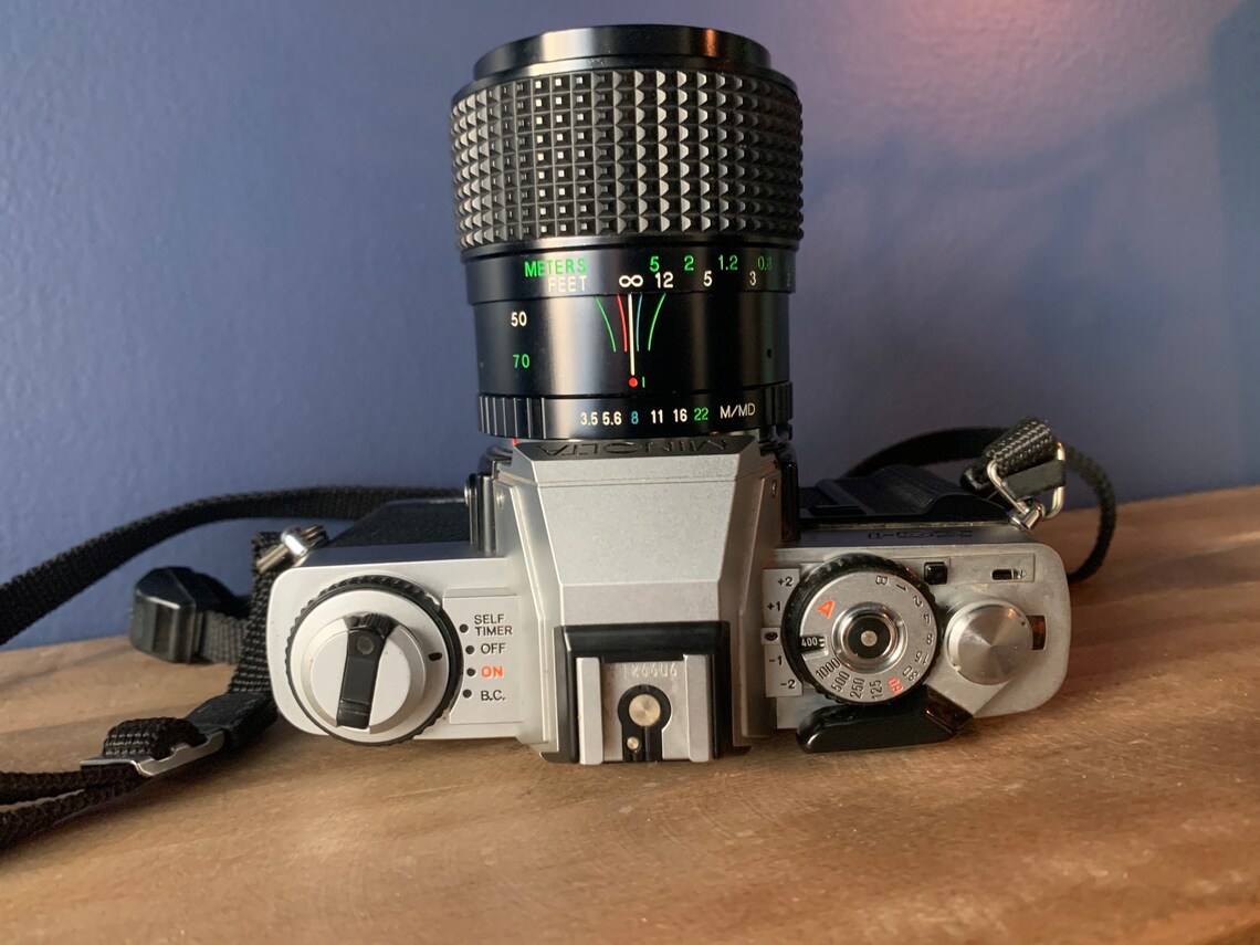 Minolta XG1 SLR 35mm Film Camera w/ 2870mm zoom lens CLAd Etsy
