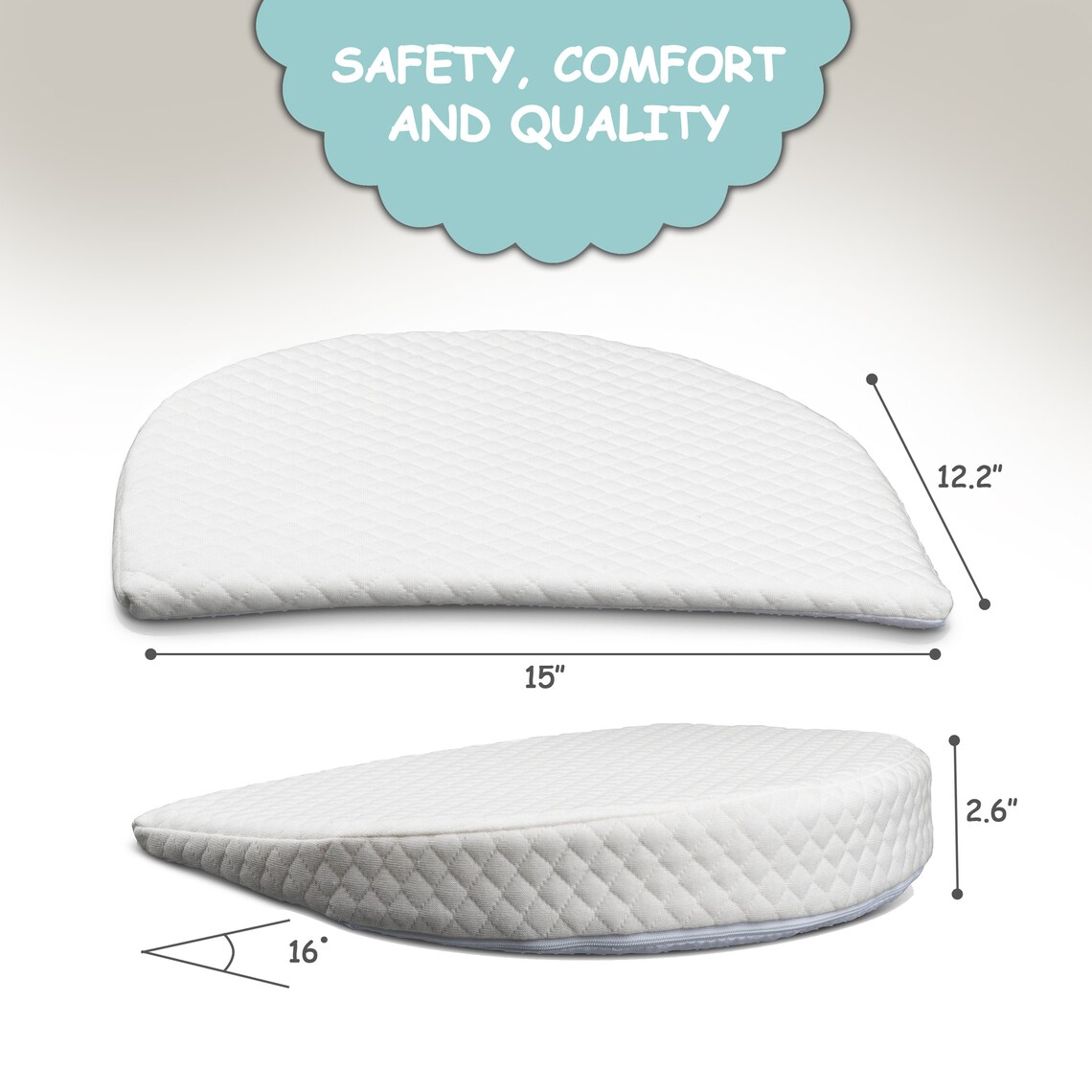 Zermätte Wedge Pillow for Reflux Baby Sleep for Etsy
