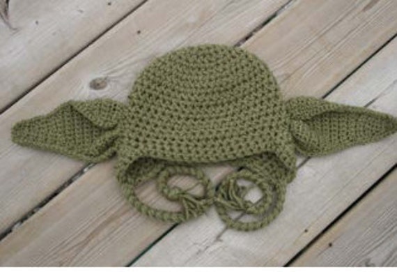 Star Wars Crochet Knit Hat Baby Yoda 