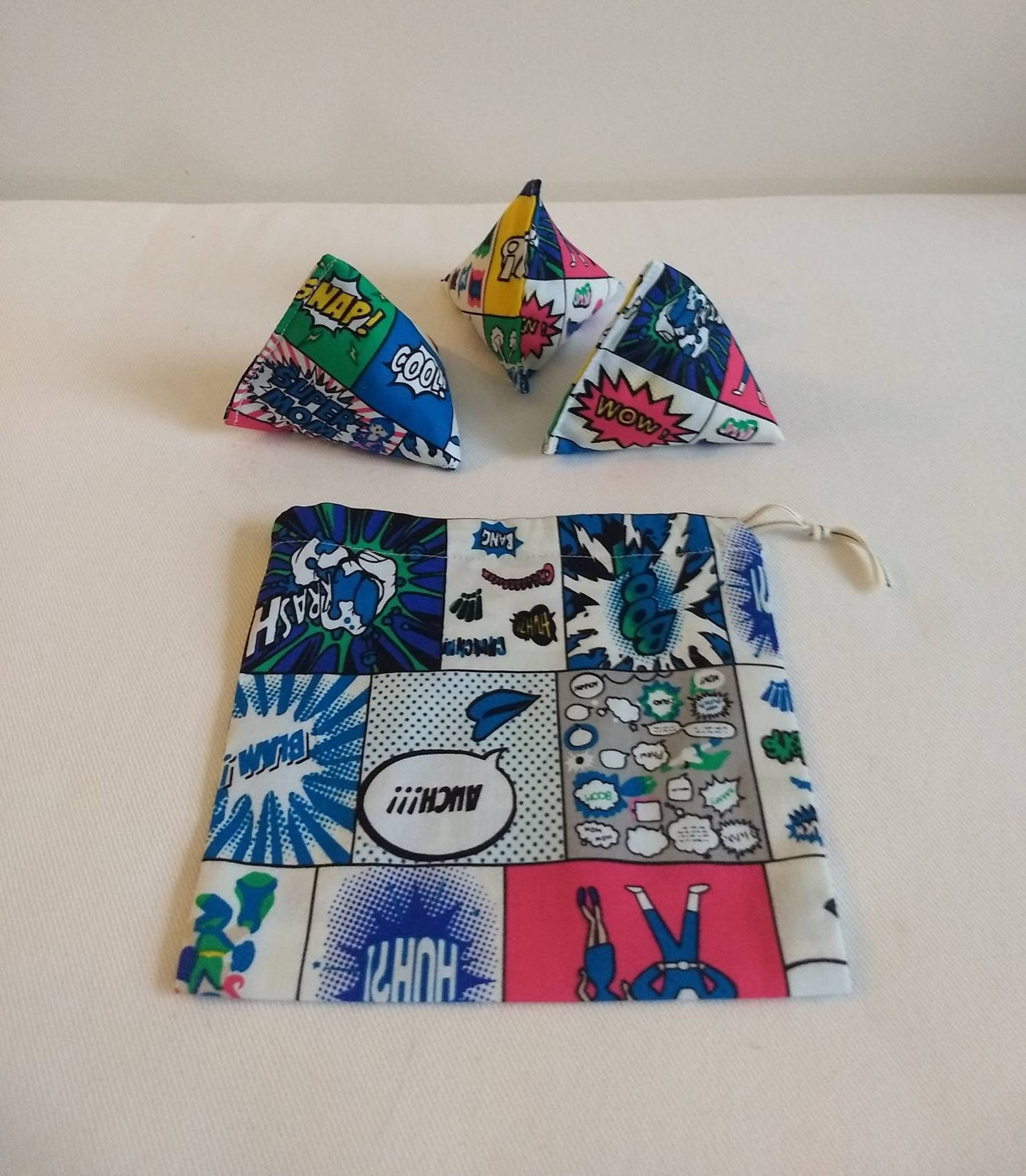 Set of 3 Mini Juggling Bean Bags Hacky Sacks for Throwing and Etsy