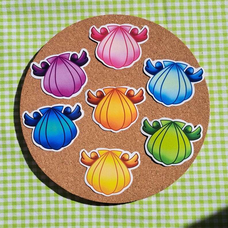 Mermaid Melody stickerpakket, Mermaid Melody anime stickers, Pichi Pichi Pitch stickers, Magical Girl pakket, Zeemeermin stickers. afbeelding 4