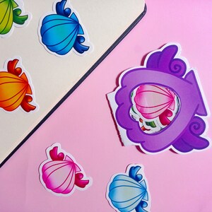 Mermaid Melody stickerpakket, Mermaid Melody anime stickers, Pichi Pichi Pitch stickers, Magical Girl pakket, Zeemeermin stickers. afbeelding 2