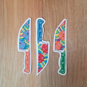 KLEURRIJKE MESSTICKERS, kunst, briefpapier, kleurrijk, leuk, decoratie, cadeau, origineel, Stickers