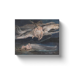William Blake: Pity, grim reaper, memento mori, momento mori, vanitas, Thanatos, macabre decor, macabre art, gothic decor, goth, gothic home