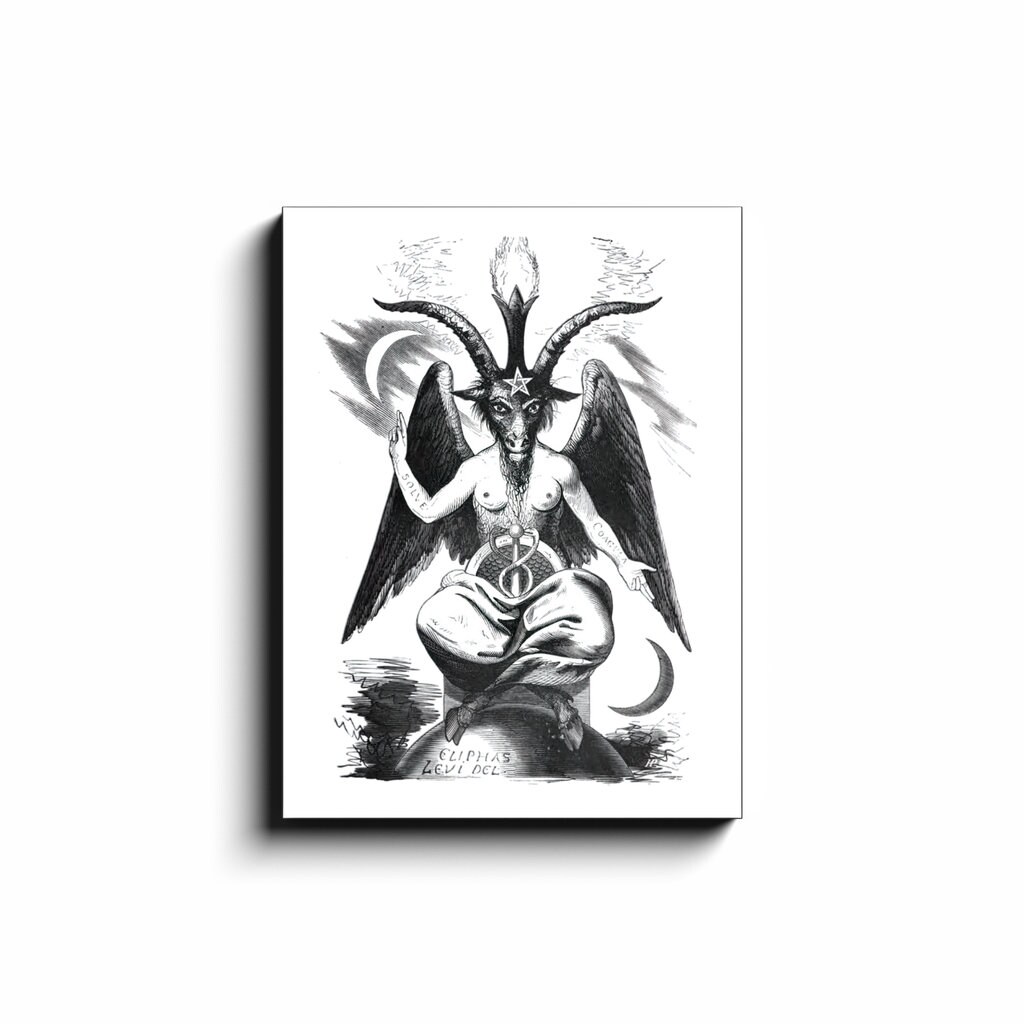 Baphomet Sabbatic Goat Eliphas Levi Baphomet Lucifer - Etsy