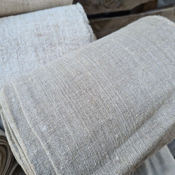 12.02yd/25.59" Antique home spun nettle - ethnic hemp fabric - handwoven textile - Farmhouse - Home decor - Rustic Decor #4