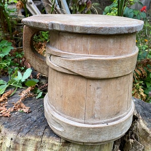 Antique wooden goblet - Wooden drinking cup - Farmhouse - Home decor - Rustic Decor #9
