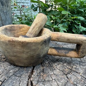 Ancienne cuillère en bois - louche à grains - louche ethnique - pelle rustique - ferme - décoration intérieure - décoration rustique #11