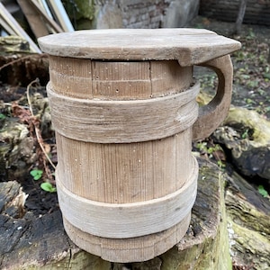 Antique wooden goblet - Wooden drinking cup - Farmhouse - Home decor - Rustic Decor #20