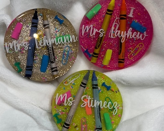 Personalized Teacher Coaster