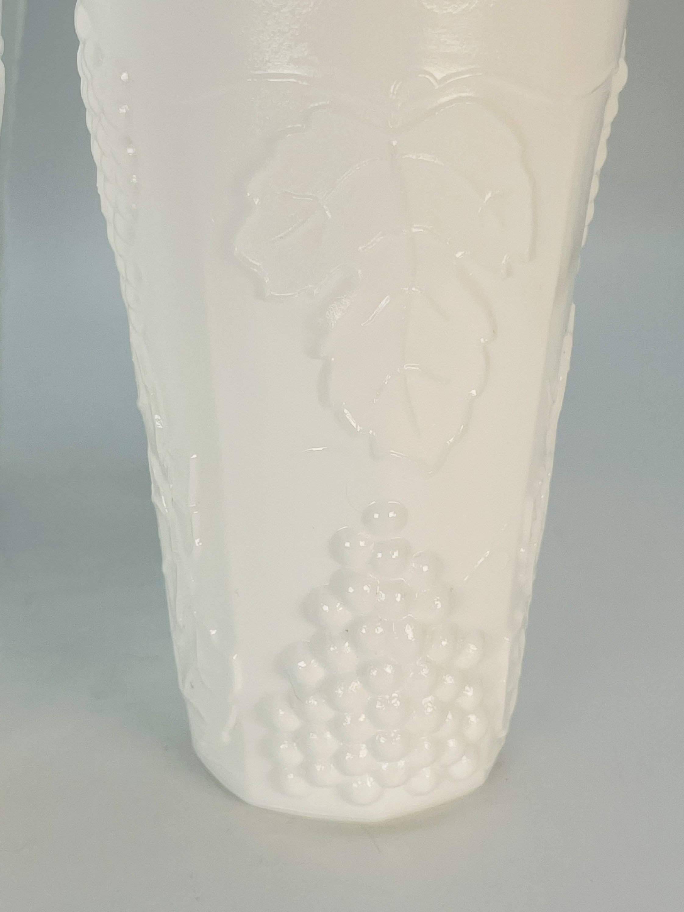 Antique Milk Glass Lemonade Dinning Set Retro Farm House Etsy