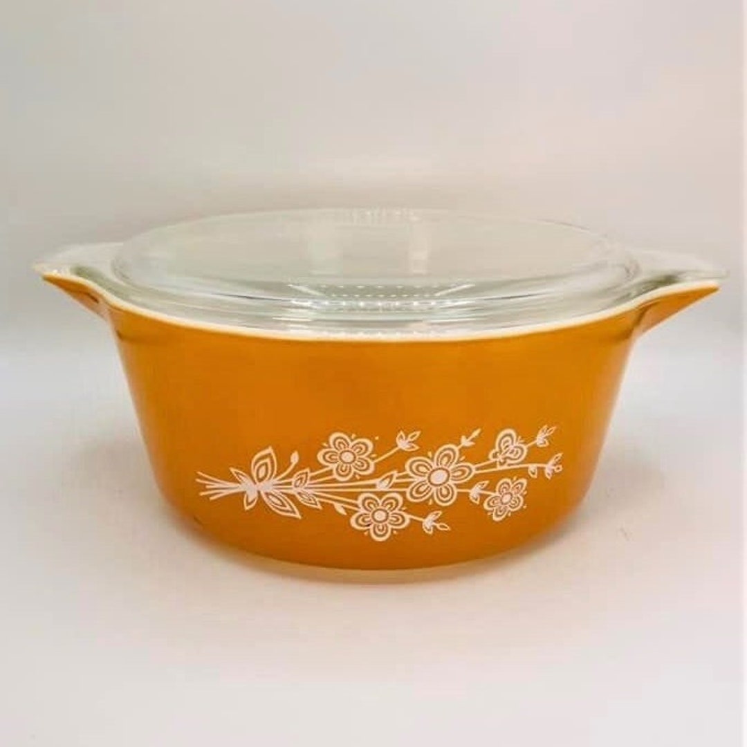 Pyrex Casserole Dish With Lid Farm House Tableware Mid Etsy