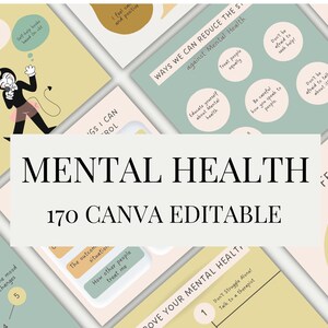 170 Mental Health Instagram Post Templates - Canva Social Media ...