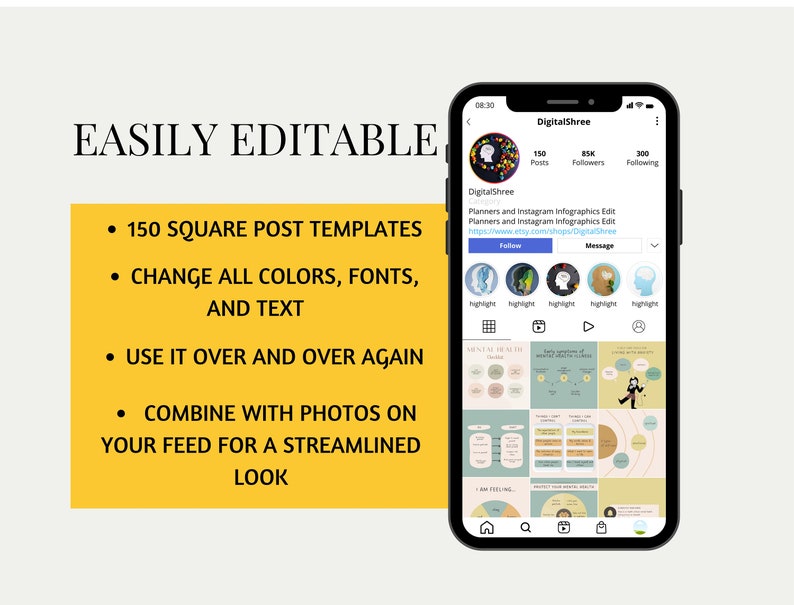 170 Mental Health Instagram Post Templates - Canva Social Media ...