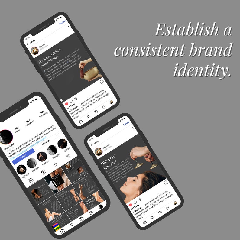 Sound Healing Social Media Templates