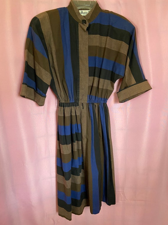 Act I New York 1980’s Vintage Dress // Brown // Sh