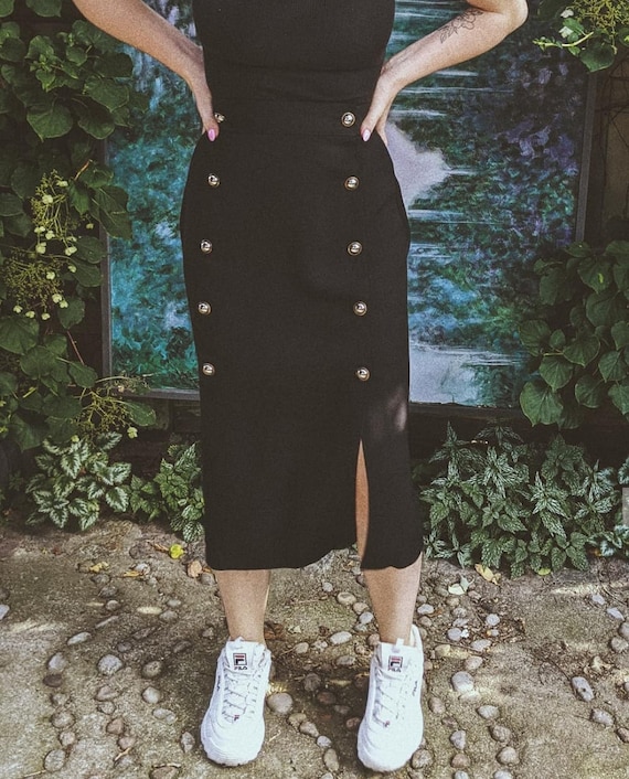 Vintage Tea-Length Skirt