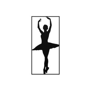 Metal Art Ballerina, star dancer