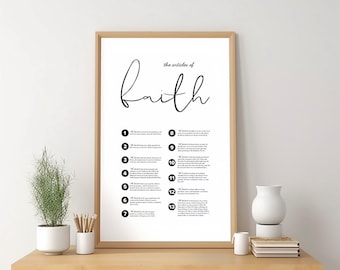 6th Article of Faith Come Follow Me-download Packet Activity - Etsy