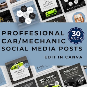 Mechanic Social Media Posts, Car Instagram, Vehicle Information, Facebook Post for Auto Dealership, Customer Engagement, Service Department