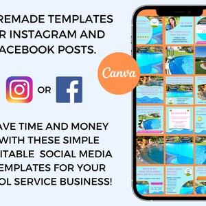 Instagram Post for Swimming Pool Business, Facebook Post for Pool ...
