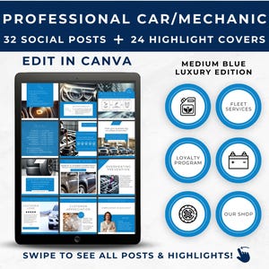 Mechanic Social Media, Instagram Template Mechanic, Luxury Car Dealership, Automotive Post, Vehicle Information, Repair Shop, Service Garage