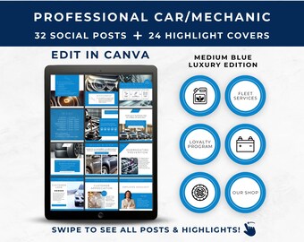 Mechanic Social Media, Instagram Template Mechanic, Luxury Car Dealership, Automotive Post, Vehicle Information, Repair Shop, Service Garage