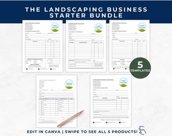 Lawn Maintenance Contract, Yard Care Receipt Template, Landscaping Company Estimate, Grass Mowing Service Agreement, Lawn Care Job Invoice