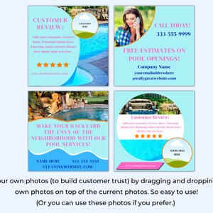 Instagram Post for Swimming Pool Business, Facebook Post for Pool ...