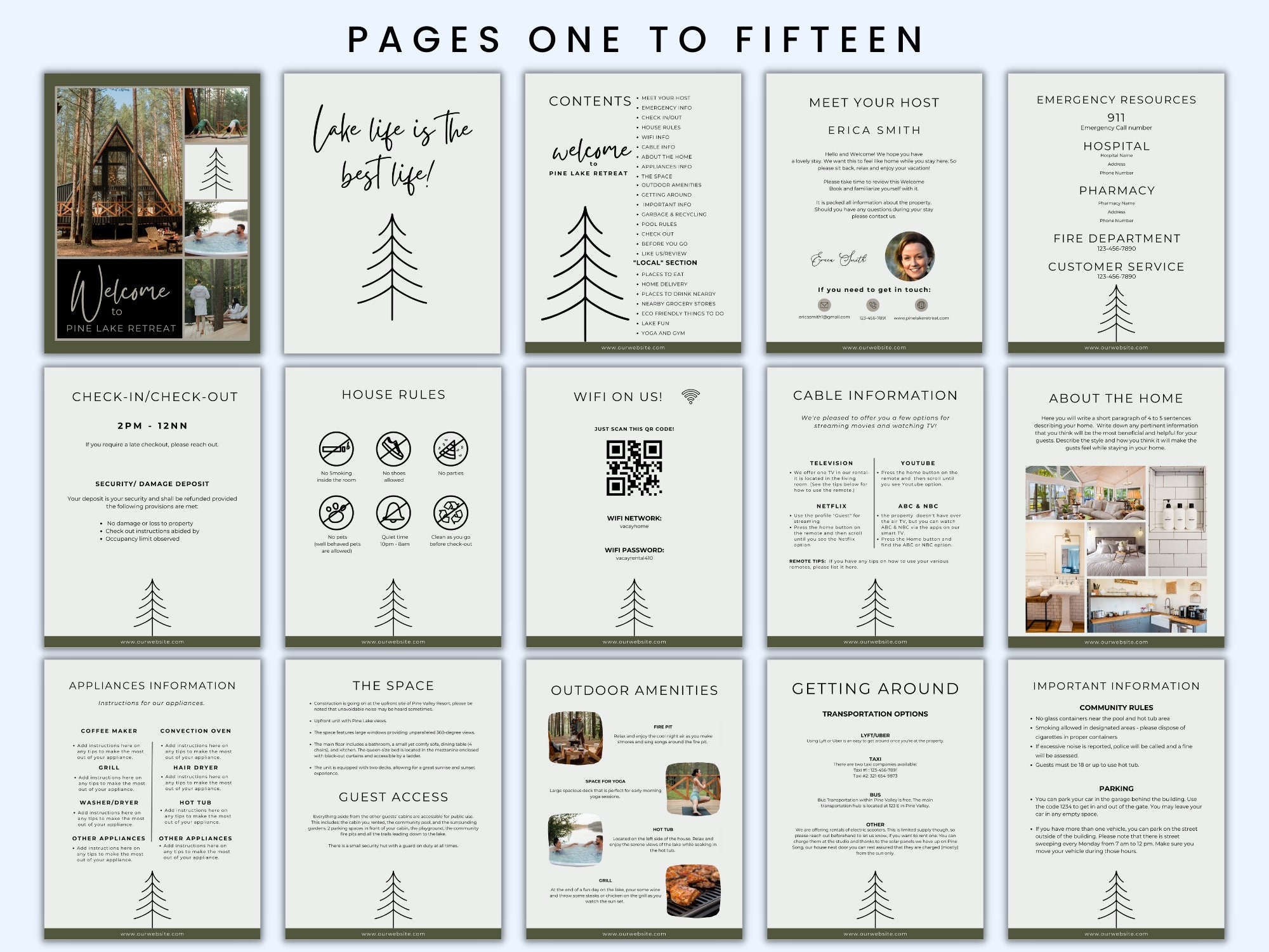 Airbnb Guidebook, VRBO, Guide Book, Vacation Rental, Welcome Book ...