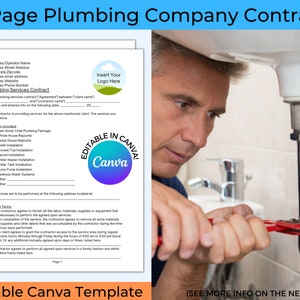 Plumbing Contract, Plumbing Company, Plumber Contract, New Home Plumbing, Plumbing Contract Template, Plumbing Service, Plumbing Maintenance