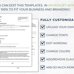 Landscape Contract, Residential Lawn Maintenance, Lawn Mowing, Yard Work, Landscaping Contract Template, Lawn Care Service Agreement, LC01 image 2