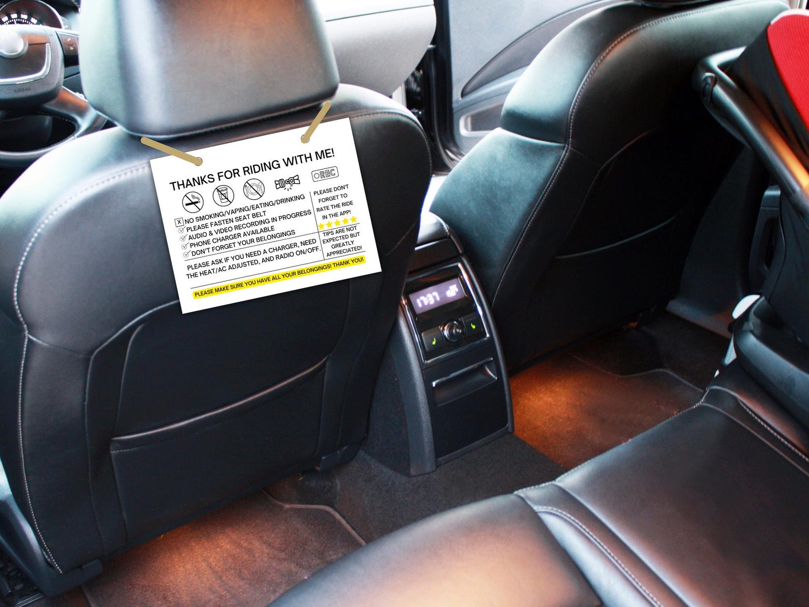 Printable Rideshare Sign, Rideshare Editable Template, Uber Sign, Lyft ...