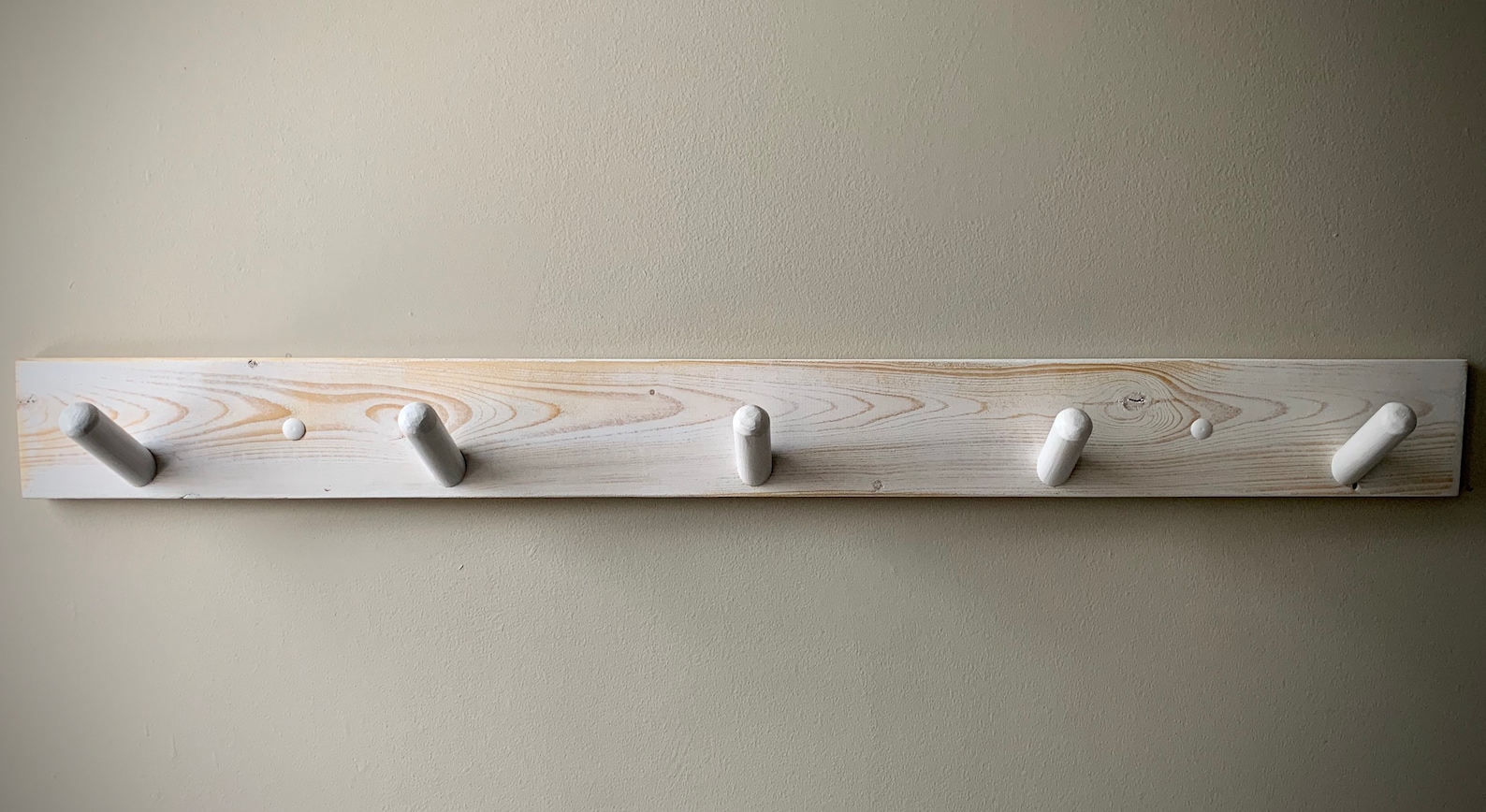 Wooden Wall Pegs Clothes Hanger Hooks Herb Hanging Drying Etsy