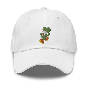 Yoshi Embroidered Hat - "Dad Hat" Style - 6 Colors - Video Game Hat - Retro Game Hat