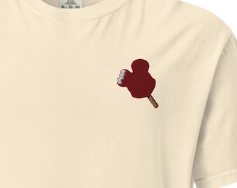 Mickey Ice Cream Bar Embroidered Shirt | High-Quality Comfort Colors Shirt | Stitched, NOT Printed Design | Customizable Colors
