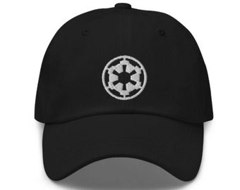Chapeau brodé Empire galactique - Style "Dad Hat" - Plus de 30 couleurs - Chapeau de parc à thème - Galaxy's Edge - Force Awakens-Imperial Crest-Star Wars