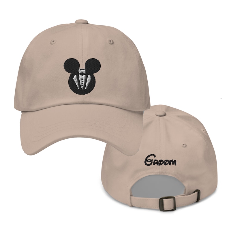 Mickey Groom Embroidered Hat dad Hat 