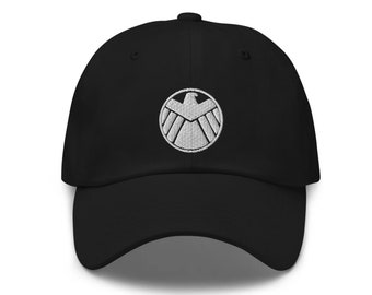 Boba Fett Mandalorian Crest Embroidered Hat - "Dad Hat" Style - Over 30 Colors - Galaxy's Edge - The Force Awakens - Mandalorian - Star Wars