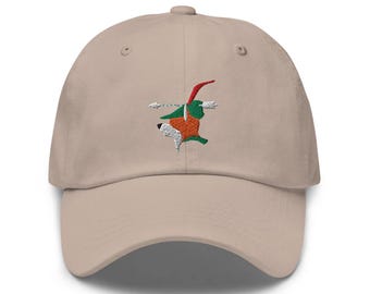 Robin Hood Fox Embroidered Hat - "Dad Hat" Style - Over 30 Colors - Theme Park Hat