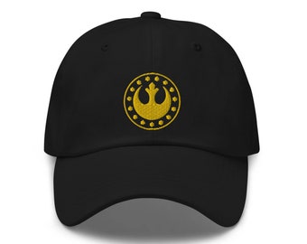 New Republic Embroidered Hat - "Dad Hat" Style - Over 30 Colors - Galaxy's Edge - The Force Awakens - Mandalorian - Star Wars