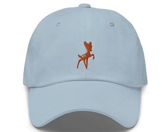 Bambi Embroidered Hat - "Dad Hat" Style - Over 30 Colors - Theme Park Hat